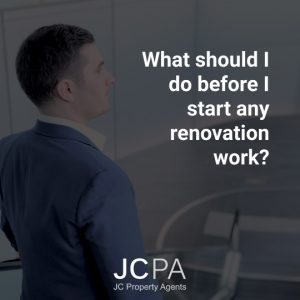 What should I do before I start any renovation work?