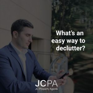 What’s an easy way to declutter?