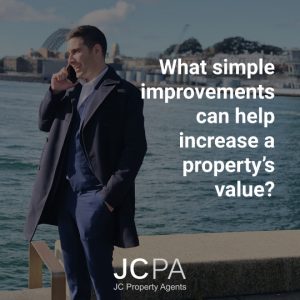 What simple improvements can help increase a property’s value?