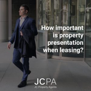 How important is property presentation when leasing?