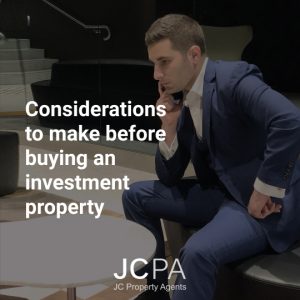 Considerations to make before buying an investment property