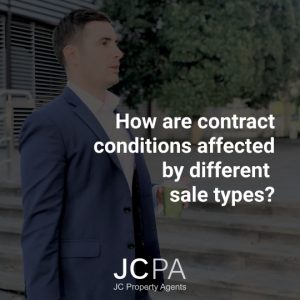 How are contract conditions affected by different sale types?