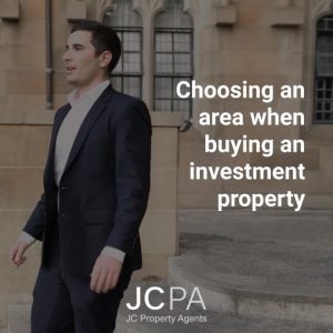 Choosing an area when buying an investment property