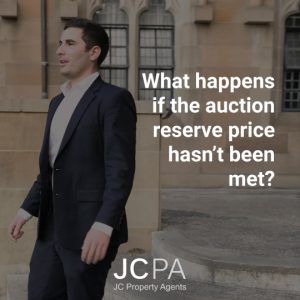 What happens if the auction reserve price hasn’t been met?